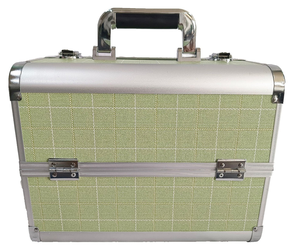 Manufacturer's Ready-Made Wholesale and Retail Professional Makeup Box, Beauty and Manicure Box, Double-Layer Large-Capacity Portable Makeup Box