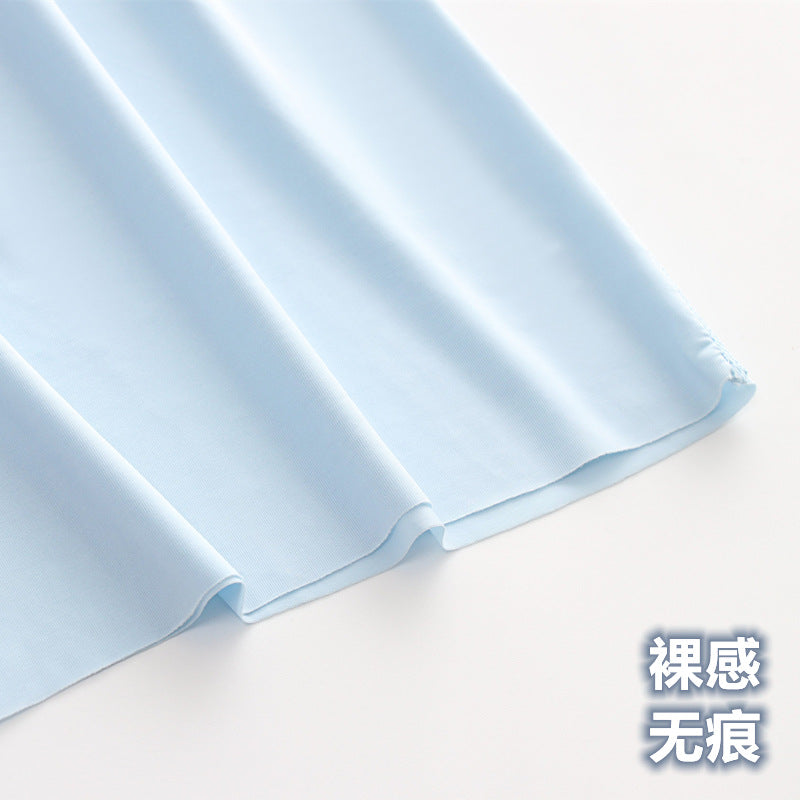 Ice Silk Pajamas Men's Summer Home Shorts Ultra-Thin Breathable Silk Home Pants Large Size Five-Point Pants Can Be Worn Outside