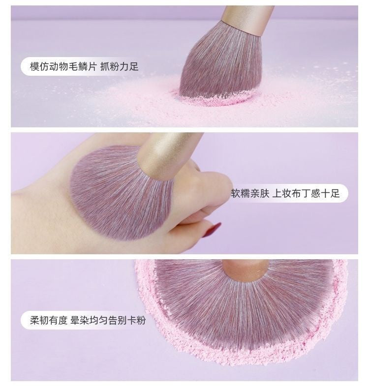 Cangzhou Little Purple Potato Makeup Brush Set Loose Powder Brush Eyeshadow Brush Foundation Brush Portable Beauty Brush Makeup Tools