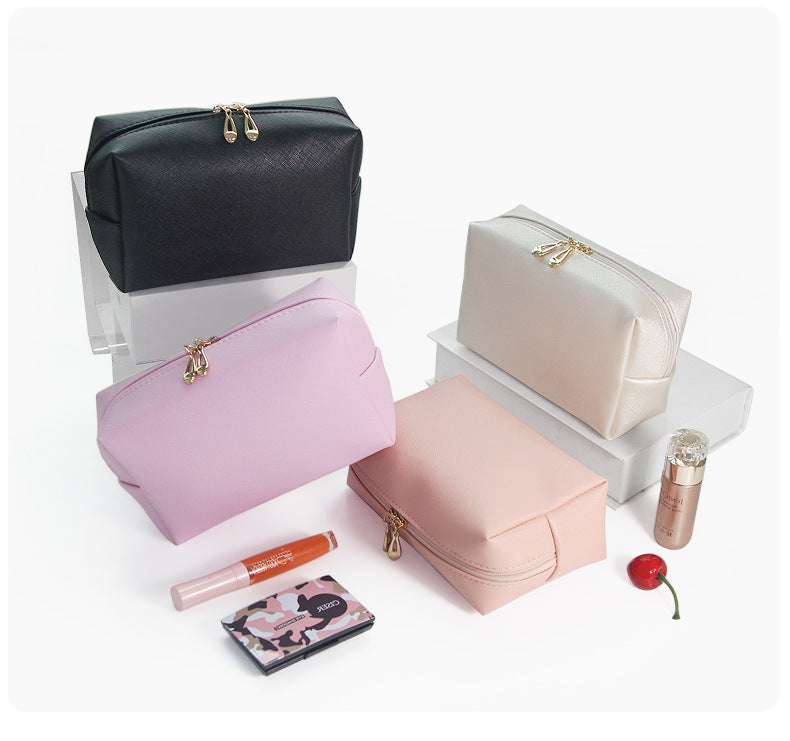 Cross-Border Popular Dopamine Makeup Bag, Portable Travel Toiletry Storage Bag, Clutch Bag, Waterproof Makeup Storage Bag