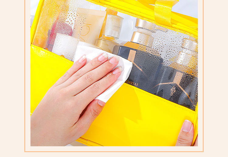 High-End Portable Travel Large-Capacity Toiletry and Makeup Storage Bag, Large-Capacity, High-Looking, Light Luxury Makeup Bag