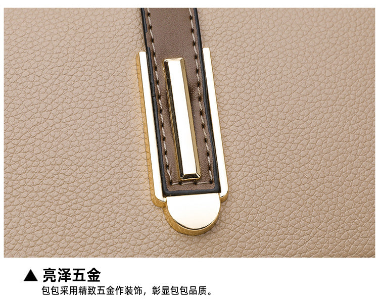 Small Square Bag for Women 2026 New Fashion Soft Leather Women's Shoulder Crossbody Bag Pure Color High-Quality Texture Middle-Aged Mom Bag