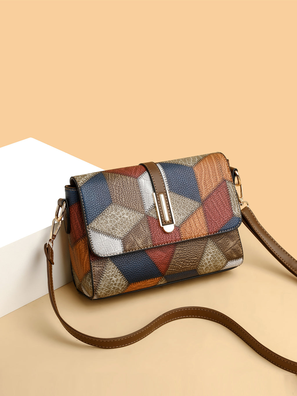Small Square Bag for Women 2026 New Fashion Soft Leather Women's Shoulder Crossbody Bag Pure Color High-Quality Texture Middle-Aged Mom Bag