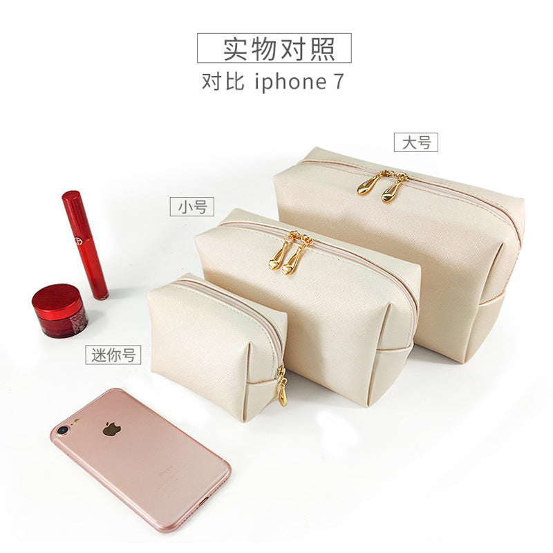 Cross-Border Popular Dopamine Makeup Bag, Portable Travel Toiletry Storage Bag, Clutch Bag, Waterproof Makeup Storage Bag