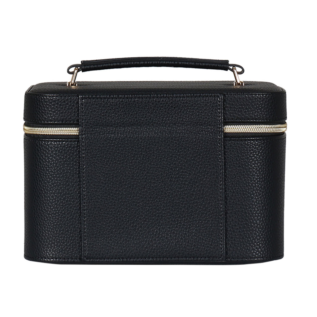 Cross-Border Led Mirror Travel Makeup Bag, Makeup Mirror, Cosmetics Portable Large-Capacity Makeup Case, Hand-Held Beauty Bag