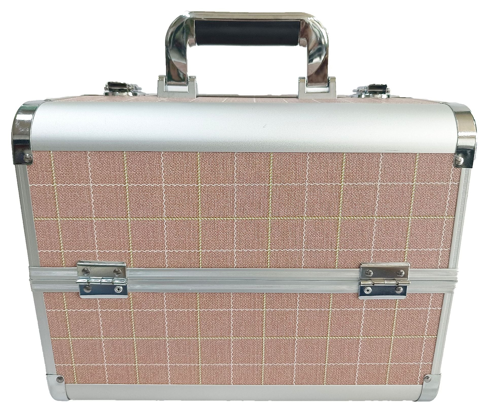 Manufacturer's Ready-Made Wholesale and Retail Professional Makeup Box, Beauty and Manicure Box, Double-Layer Large-Capacity Portable Makeup Box
