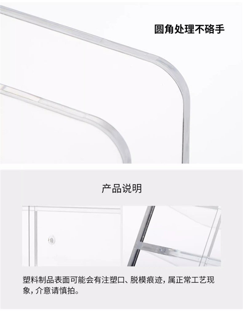Bathroom Makeup Cotton Wall-Mounted Storage Box Bathroom Cotton Swab Stick Makeup Remover Cotton Dormitory Hair Accessories Storage Rack