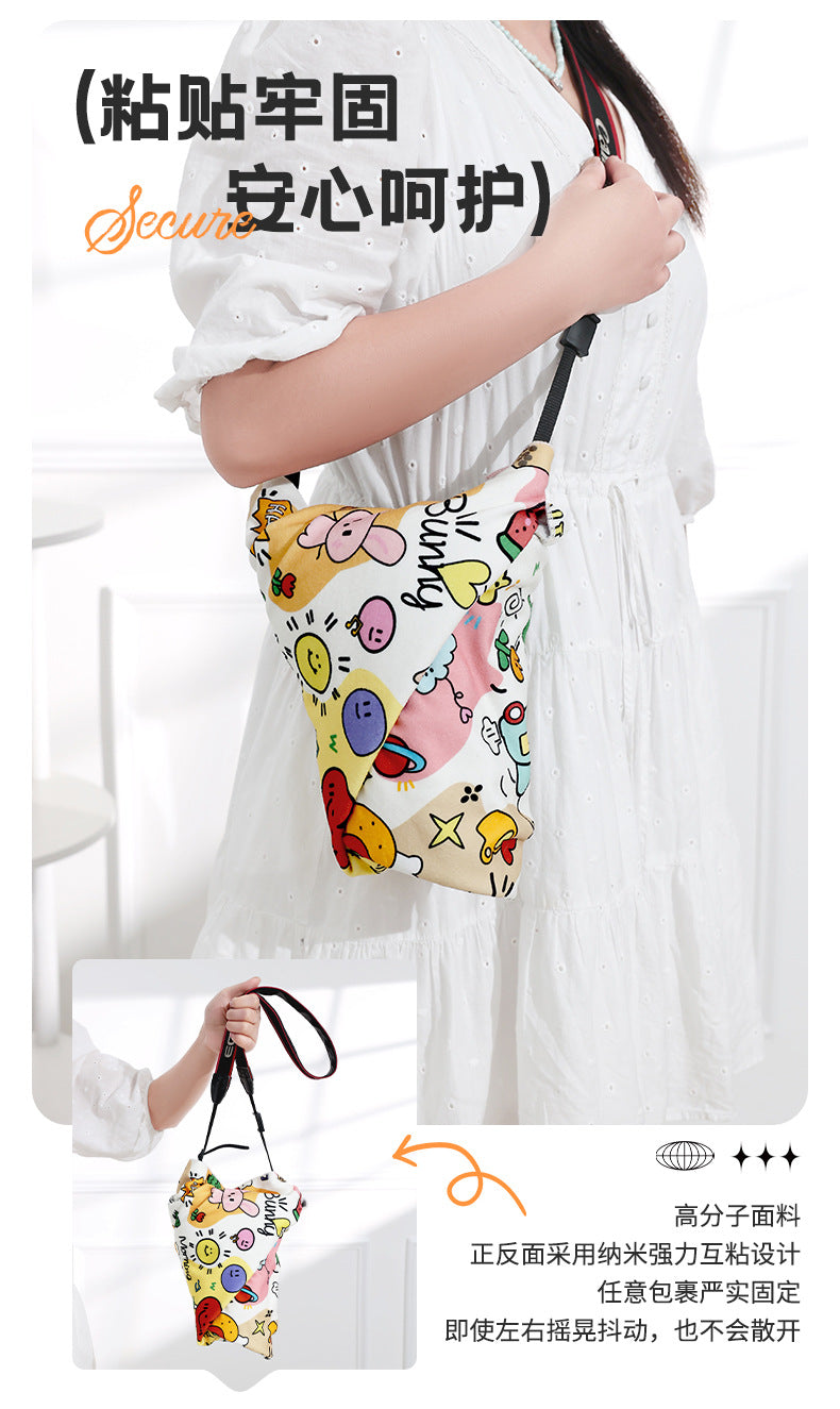 Magic Cloth Cosmetic Bag Explosive 100-patch Storage Bag Camera Sleeve Bag Micro Single iPad SLR Protective Cover