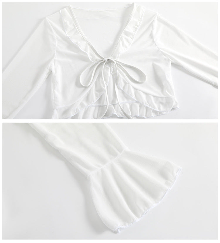 2025 New Swimsuit Women's Conservative Fairy Style Belly Covering Slimming One-Piece Hot Spring Summer Fashion Conservative Skirt Swimsuit