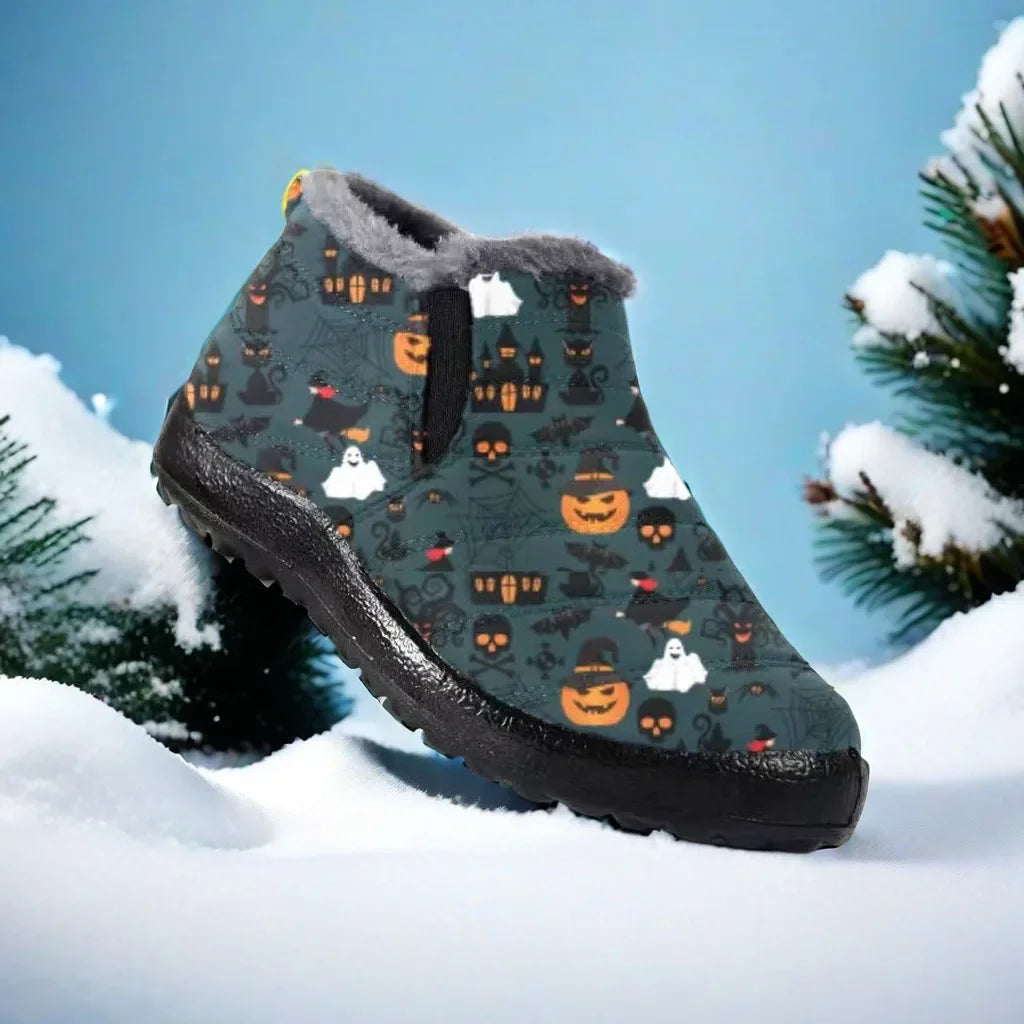 Cross-Border Large Size 36-47 Cotton Boots Soft Sole Waterproof Old Beijing Cotton Shoes Snow Boots Amazon Temu Dropshipping