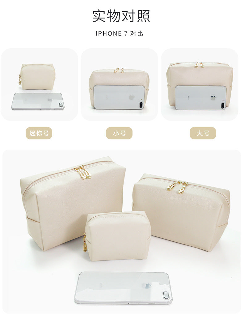 Cross-Border Popular Dopamine Makeup Bag, Portable Travel Toiletry Storage Bag, Clutch Bag, Waterproof Makeup Storage Bag
