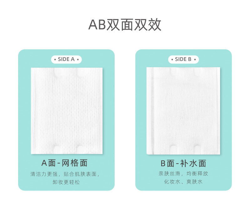 Disposable Makeup Remover Cotton Pads, Boxed Makeup Remover Cotton Pads, Special Wipes for Facial Wet Compress, Toner, Stretchable