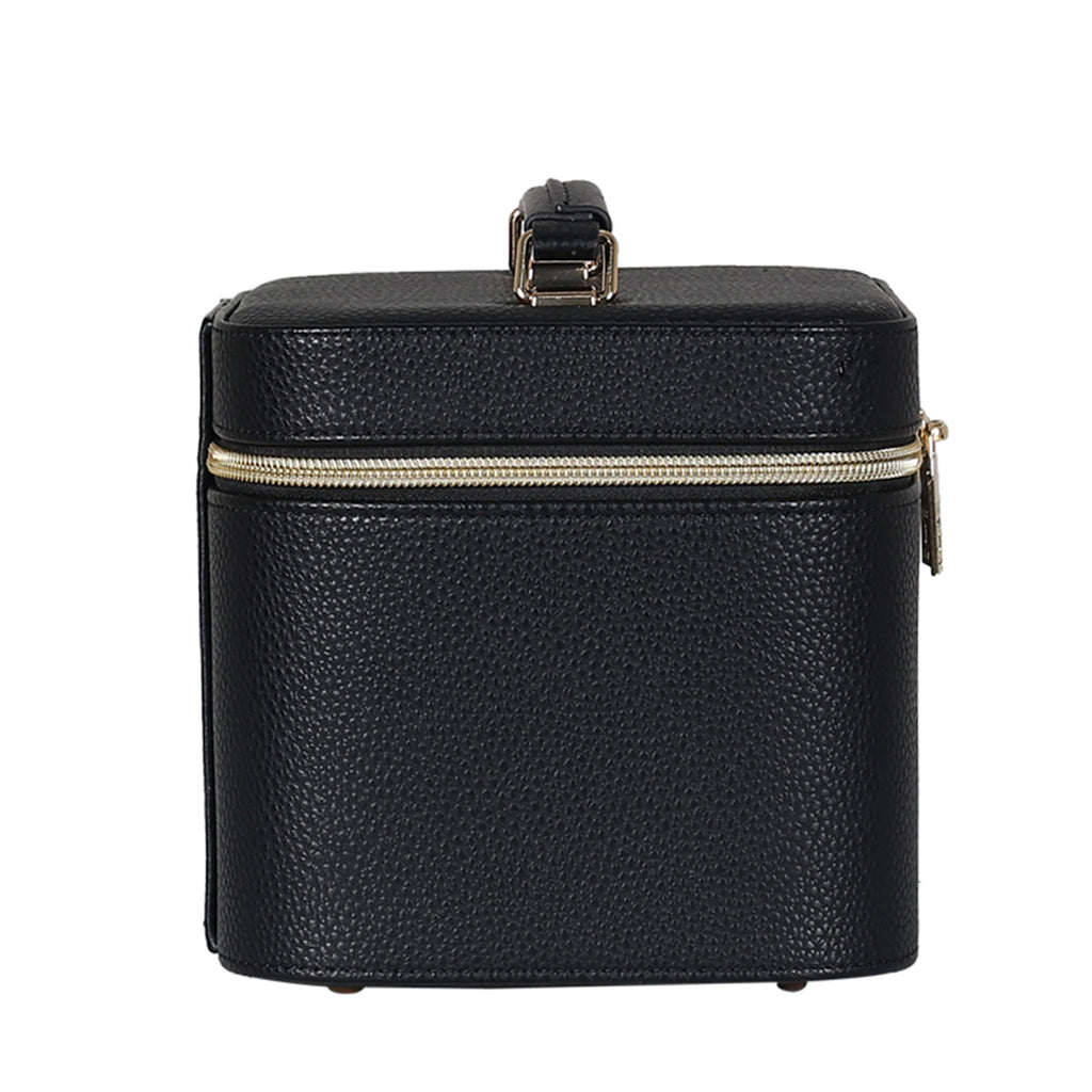 Cross-Border Led Mirror Travel Makeup Bag, Makeup Mirror, Cosmetics Portable Large-Capacity Makeup Case, Hand-Held Beauty Bag