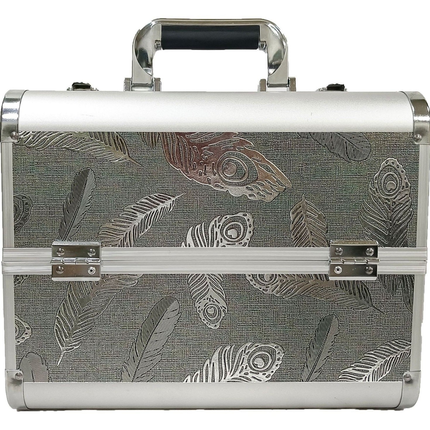Manufacturer's Ready-Made Wholesale and Retail Professional Makeup Box, Beauty and Manicure Box, Double-Layer Large-Capacity Portable Makeup Box