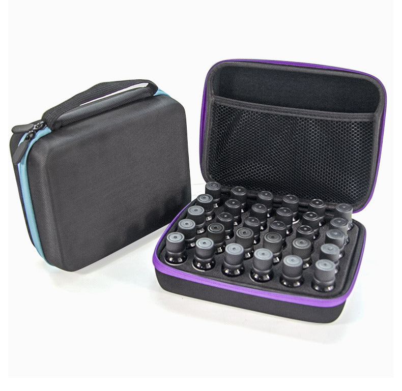 Wholesale 30/60 10ml portable EVA essential oil bag portable large capacity shockproof essential oil bottle storage bag