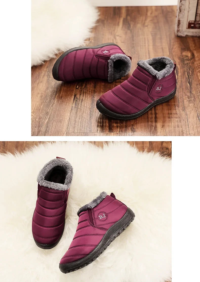 Cross-Border Large Size 36-47 Cotton Boots Soft Sole Waterproof Old Beijing Cotton Shoes Snow Boots Amazon Temu Dropshipping