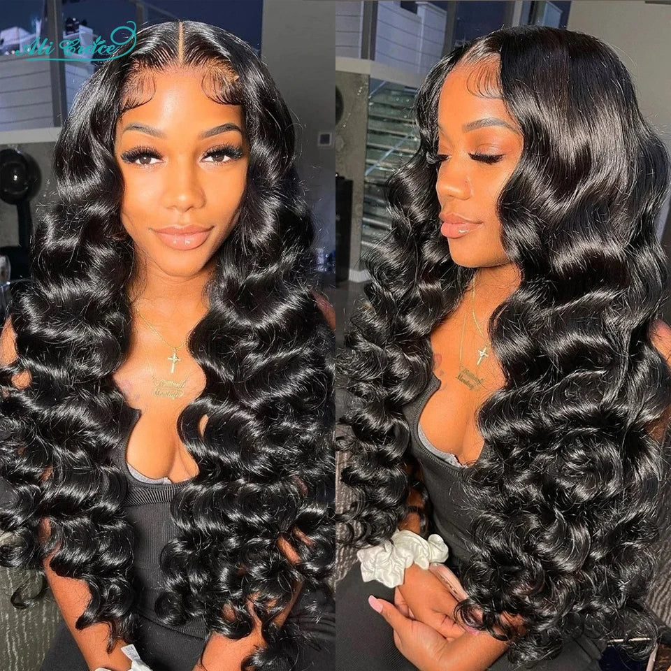 ALI GRACE Hair Brazilian Loose Wave Bundles 1 3 4 Pcs Human Hair Bundles 100% Remy Human Hair Extensions Hair Weaves Bundles