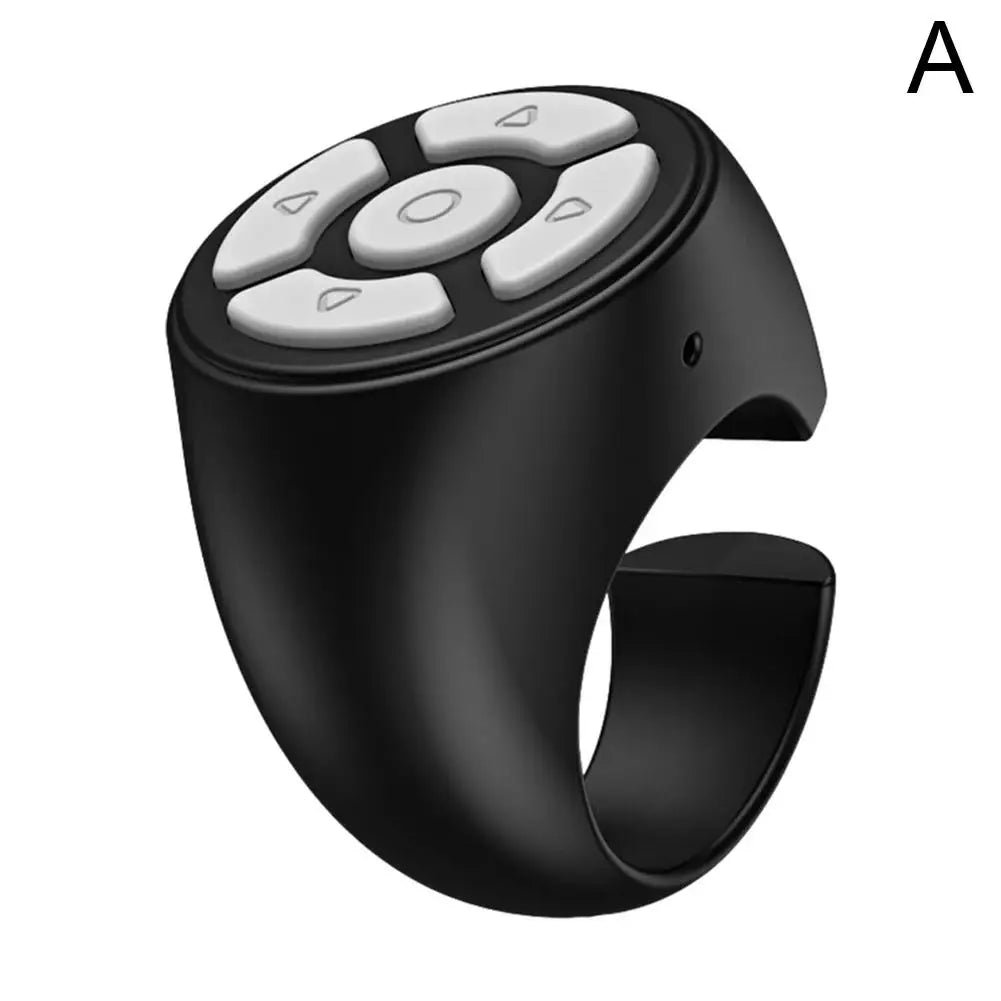 Portable Multi Function Bluetooth Remote Control For Fingertip Selfies Video Control Automatic Page Turning Browsing On Photo