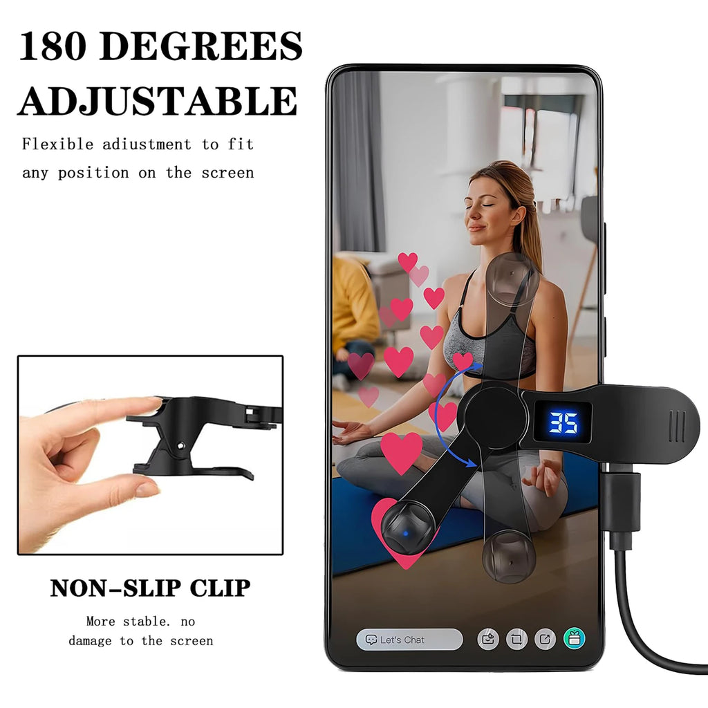Digital Auto Screen Clicker Game Screen Touch Tripods Tapper USB Phone Screen Device for Smart Phone Gaming Shopping Giving Like