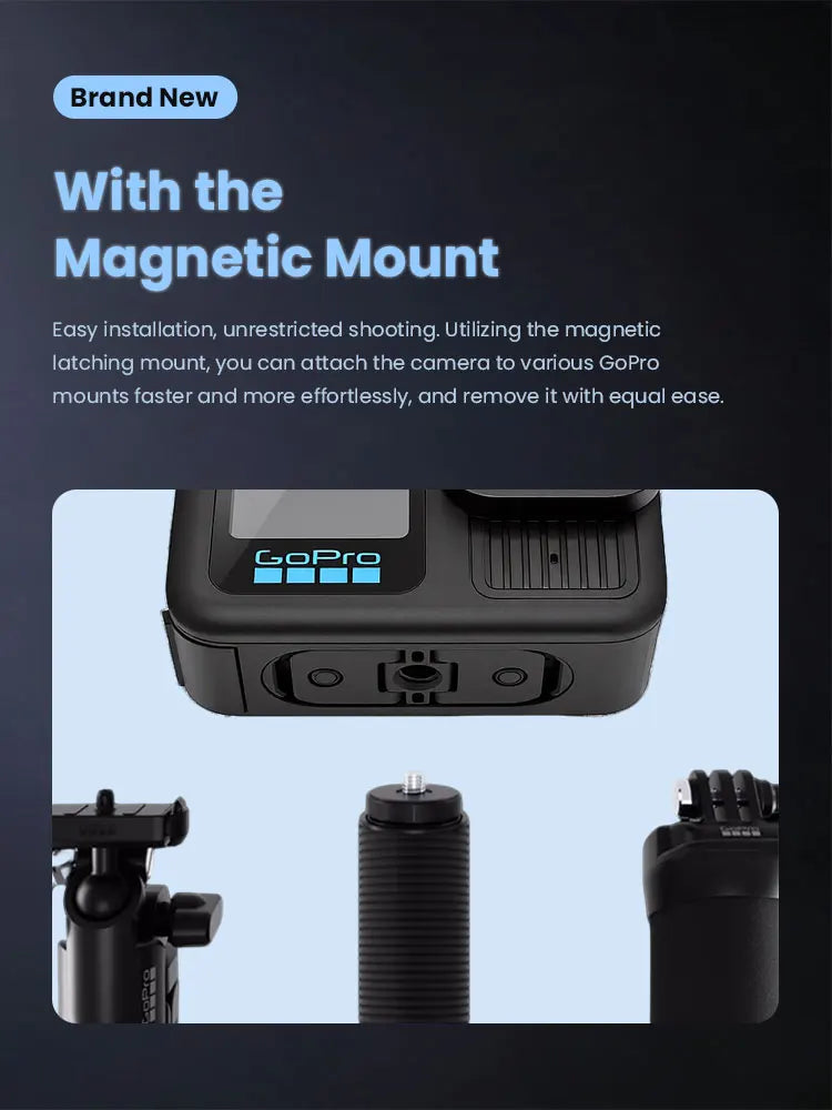 GoPro HERO 13 Black Action Camera HyperSmooth6.0 5.3K 60fps Video 27MP Go Pro13 helmet Vlog Sport Camera