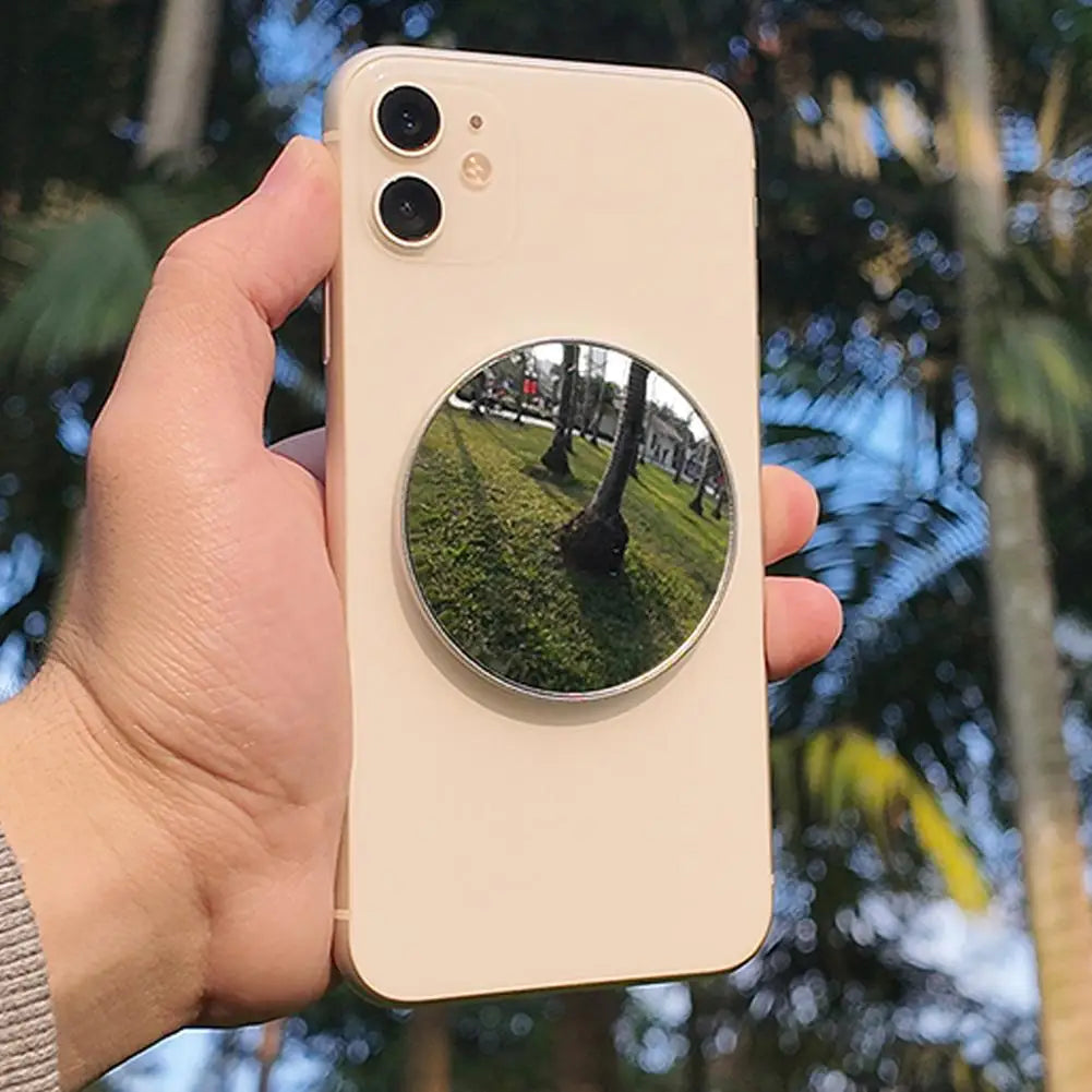 For Magsafe Magnetic Convex Mirror Smartphone Beauty Mirror Video Selfie Vlog Magnetic Mirror For Streaming Selfie