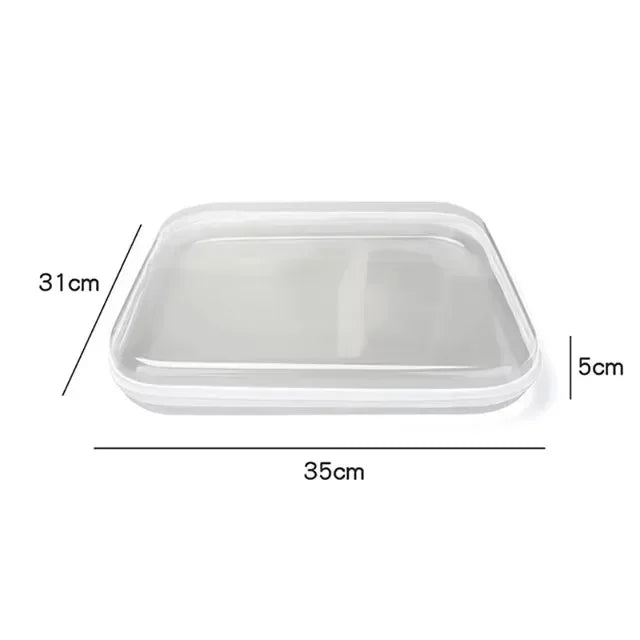 Plastic Zippered Pouch Hard Bins Storage Bins Stackable Waterproof Zippered Hard Pouch Clear Hard Shell Zipper Case