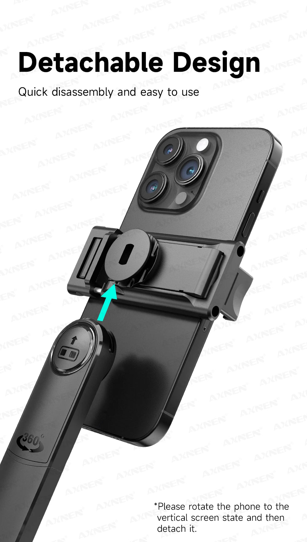 C17 Selfie Stick Tripod for Phone AI 360 Rotation Face Tracking Gimbal Stand Smartphone Camera Monopod Holder 1630mm Quadruped