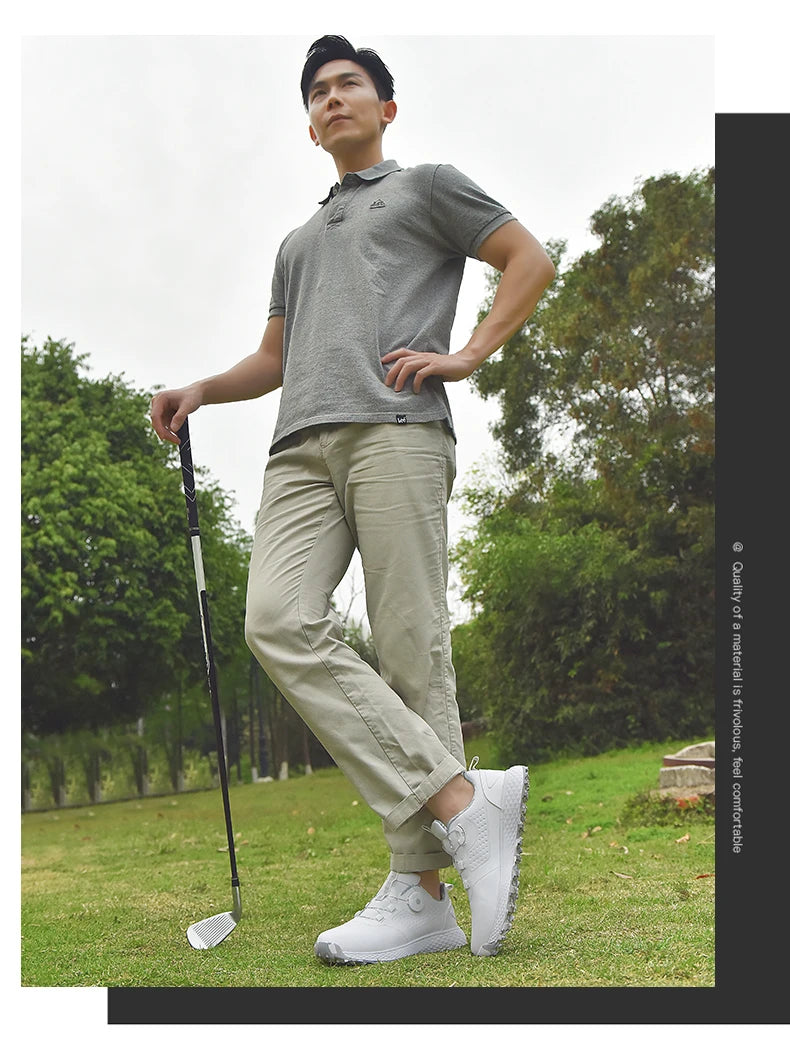 Golf Sneakers Men's Waterproof Fashion Casual Outdoor Comfortable Golfers Footwears Women
