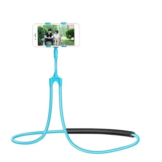Flexible Mobile Phone Holder Hanging Neck Lazy Necklace Bracket Bed 360 Degree Phones Holder Stand For iPhone Xiaomi Samsung