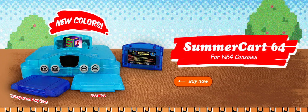 SummerCart64 Open Source N64 Game Card For Nintendo 64 Game Console With Simulator Function Compatibility 5400+ games