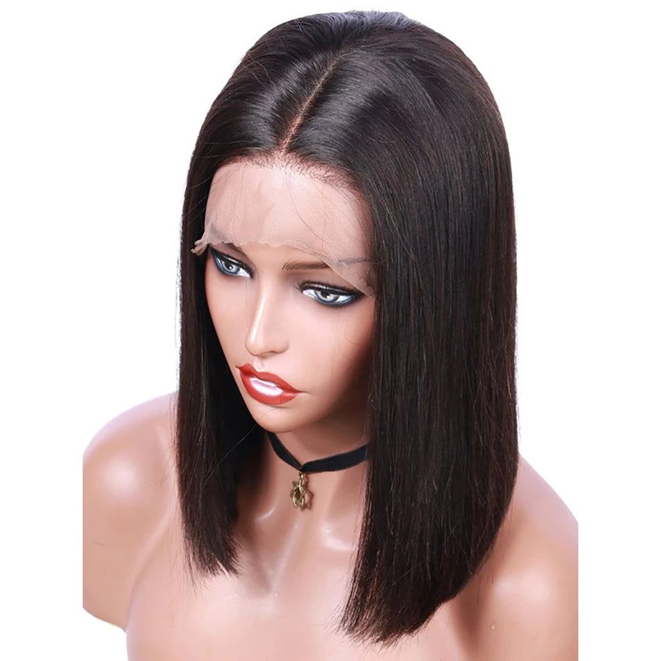 Bob Wigs Human Hair 13x4 Full Frontal Wigs For Women Lace Front Human Hair Wigs Straight Brazilian Human Hair Short Bob Wigs
