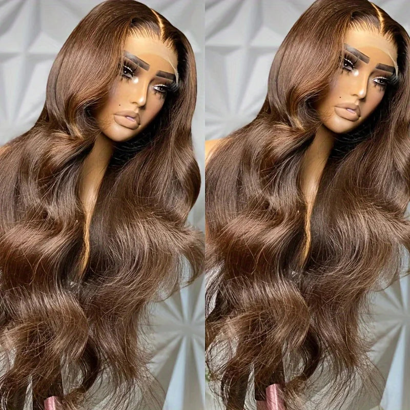 Premium 13x6 HD Lace Front Wig - Brazilian Body Wave Human Hair | Pre-Plucked Natural Hairline