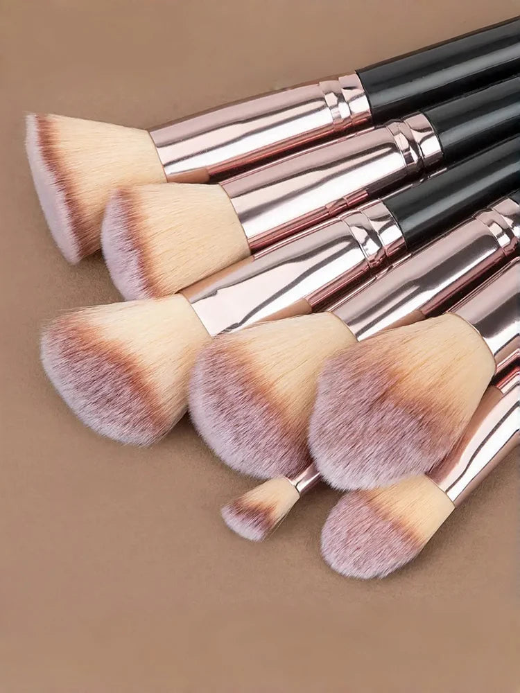 Complete Professional Makeup Brushes Set All in One Kit for Eyeshadow Eyeliner Face and Detailed Cosmetics Application Tools