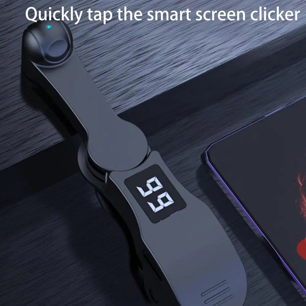 Auto Screen Clicker Mini Simulated Finger Phone Clicking Clicker Clip-on Video Live Liker Game Screen Touch Device for Phone App