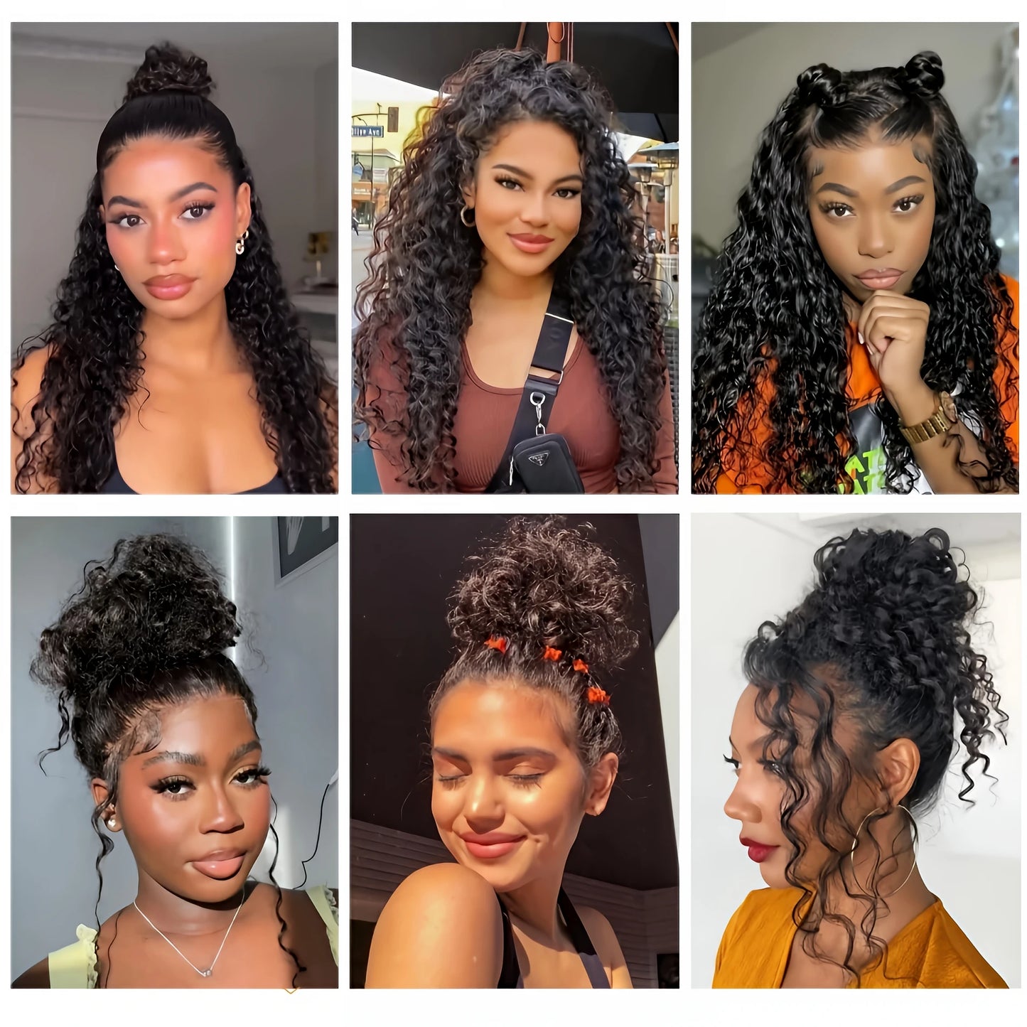 250Density Hidden Strap HD 360 Full Lace Glueless Wig Human Hair Curly Water Wig Invisible Strap 360 Lace Frontal Wig PrePlucked