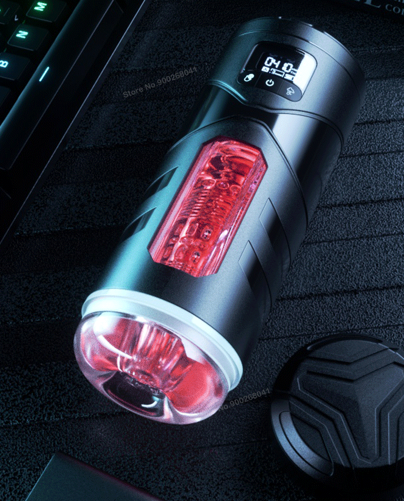 Automatic Heated Masturbation Cup for Men Sucking Pocket Pussy Adult Sex Toy Blowjob Machine Vagina Stroker Male Masturbators