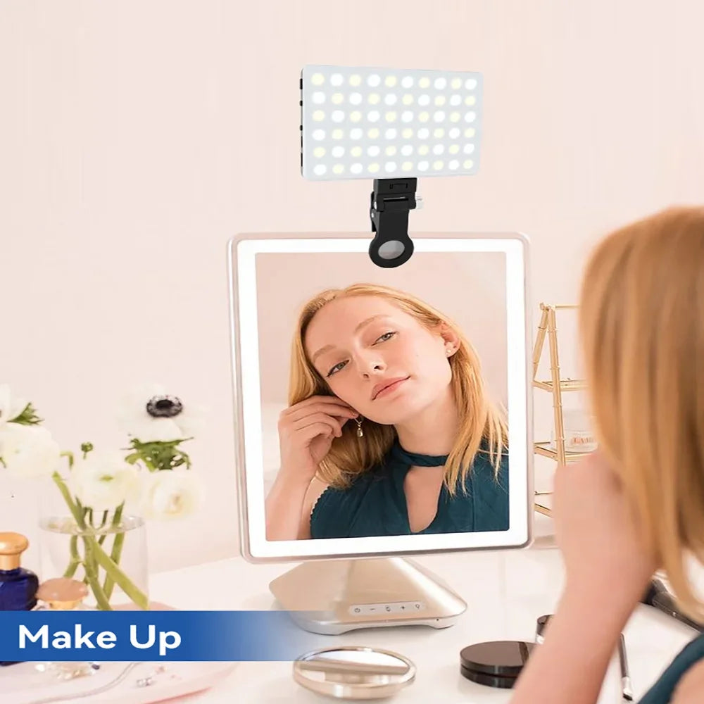Mobile Phone Fill Light LED Lamp Photography Kit USB PD Dual Port Charging Fill Lamp For Live Broadcast Selfie Video Conference