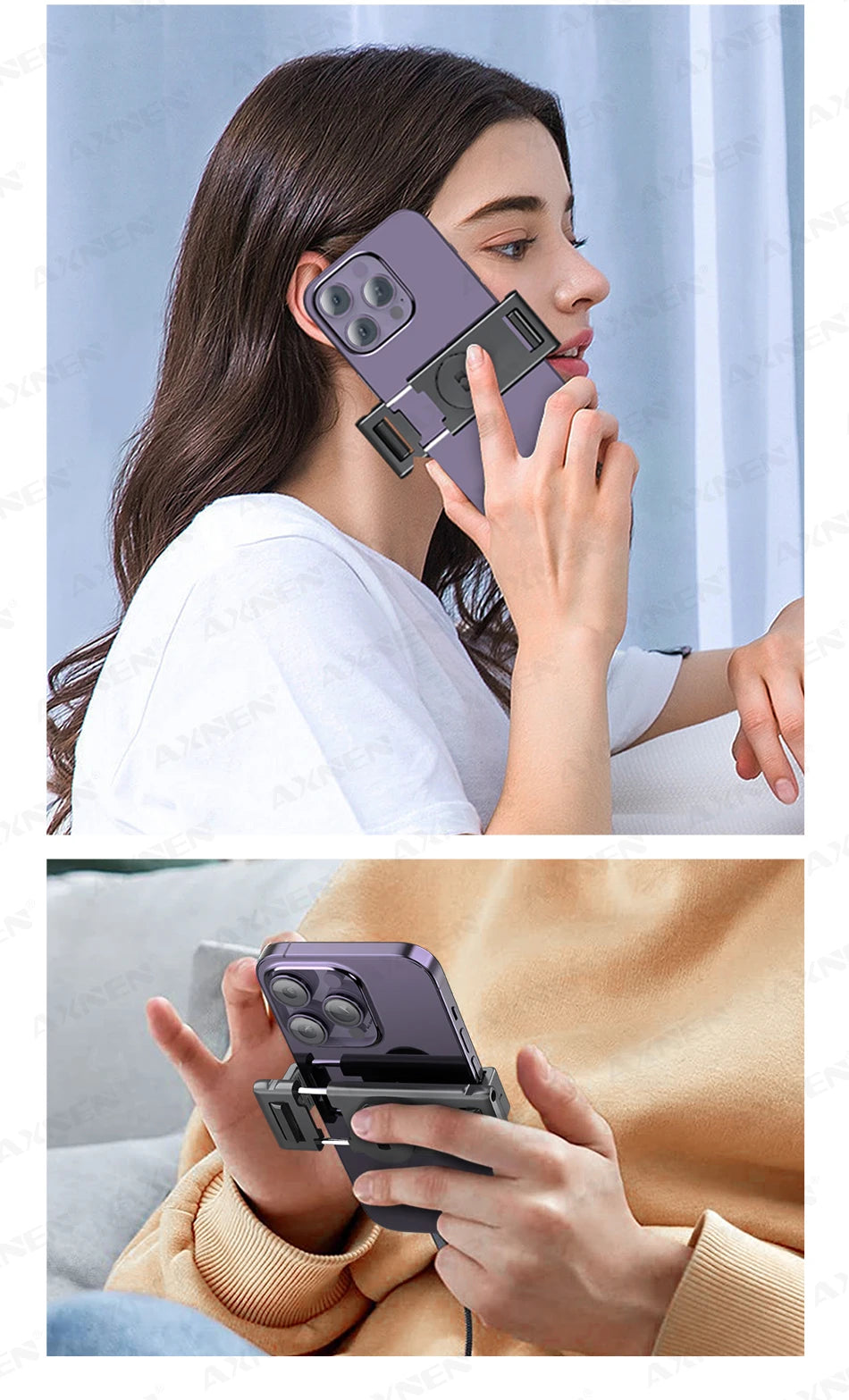 P02 Auto Face Tracking Stand 360° Rotation Phone Holder Desktop Following Gimbal Stabilizer for Smartphone Live Vlogging Video