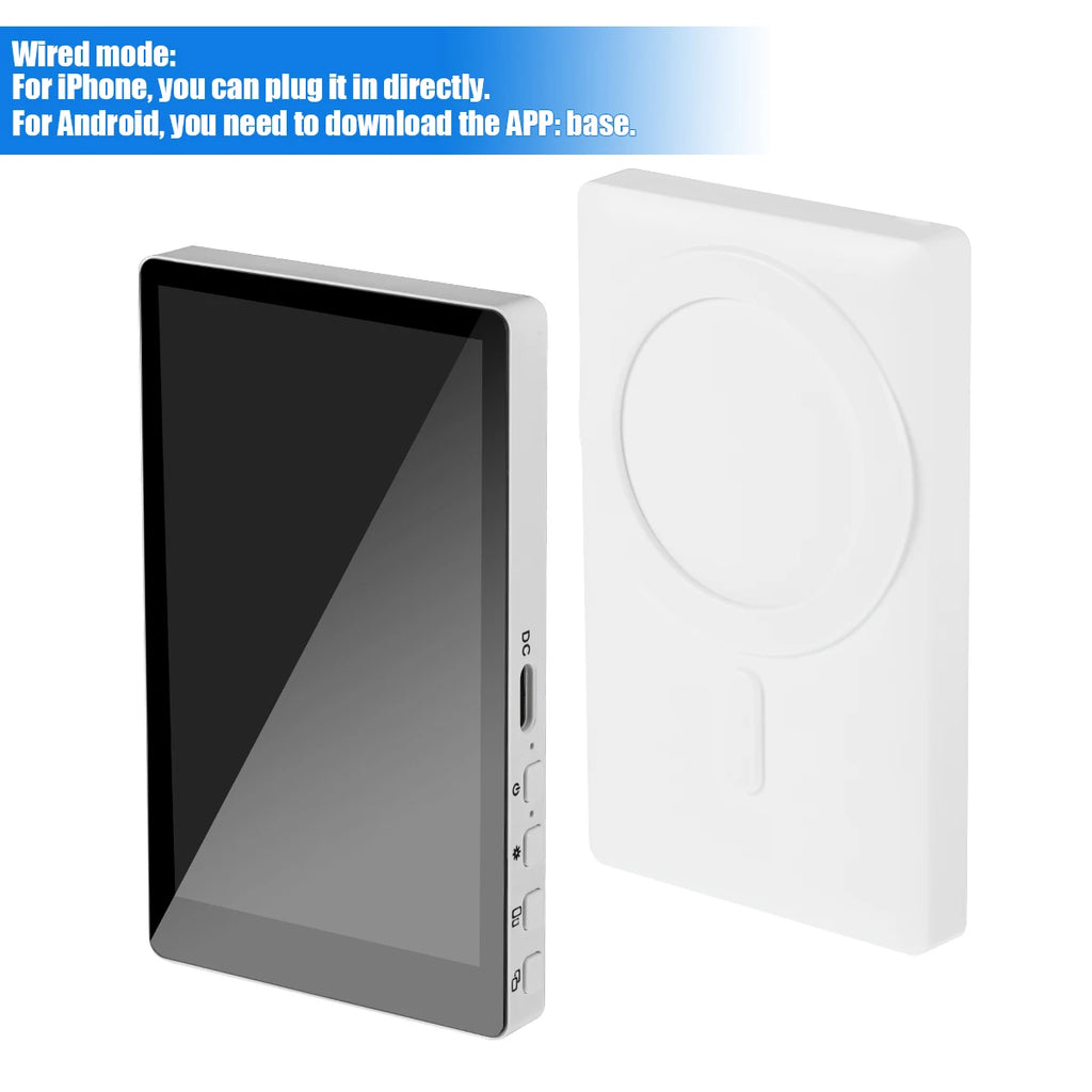 Mobile Phone Wireless Magnetic Selfie Monitor Screen For Smartphone Vlog Live Stream Video Recording for iPhone Android phone