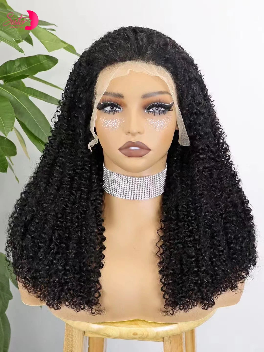 Premium 350% Density Kinky Curly Human Hair Wig - 13x4 Lace Front Bob Wig for Women