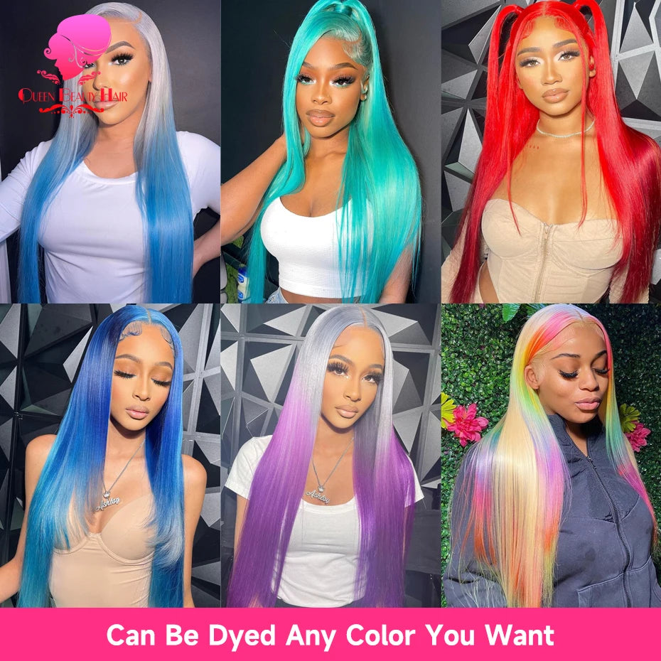 613 Glueless Wigs Human Hair 5x5 Lace Closure Wig Remy Straight Blonde Pre Plucked Glueless Wig 100% Human Hair Wigs Ready To Go