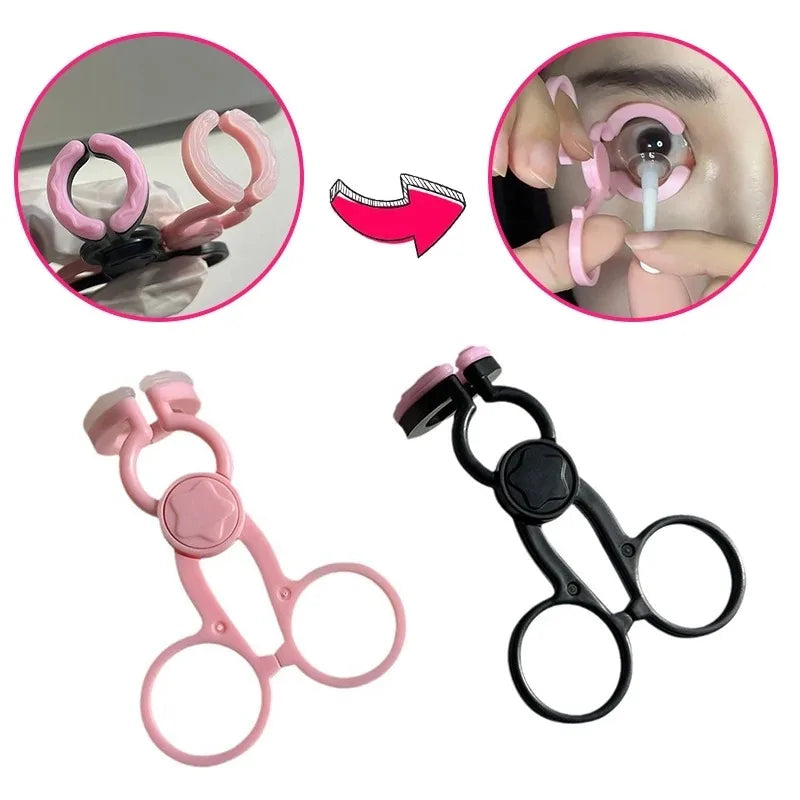 Eye Accessories Care Contact Lenses Inserter Remover Silicone Soft Tip Tweezer Stick Wearing Tools Lens Accessories