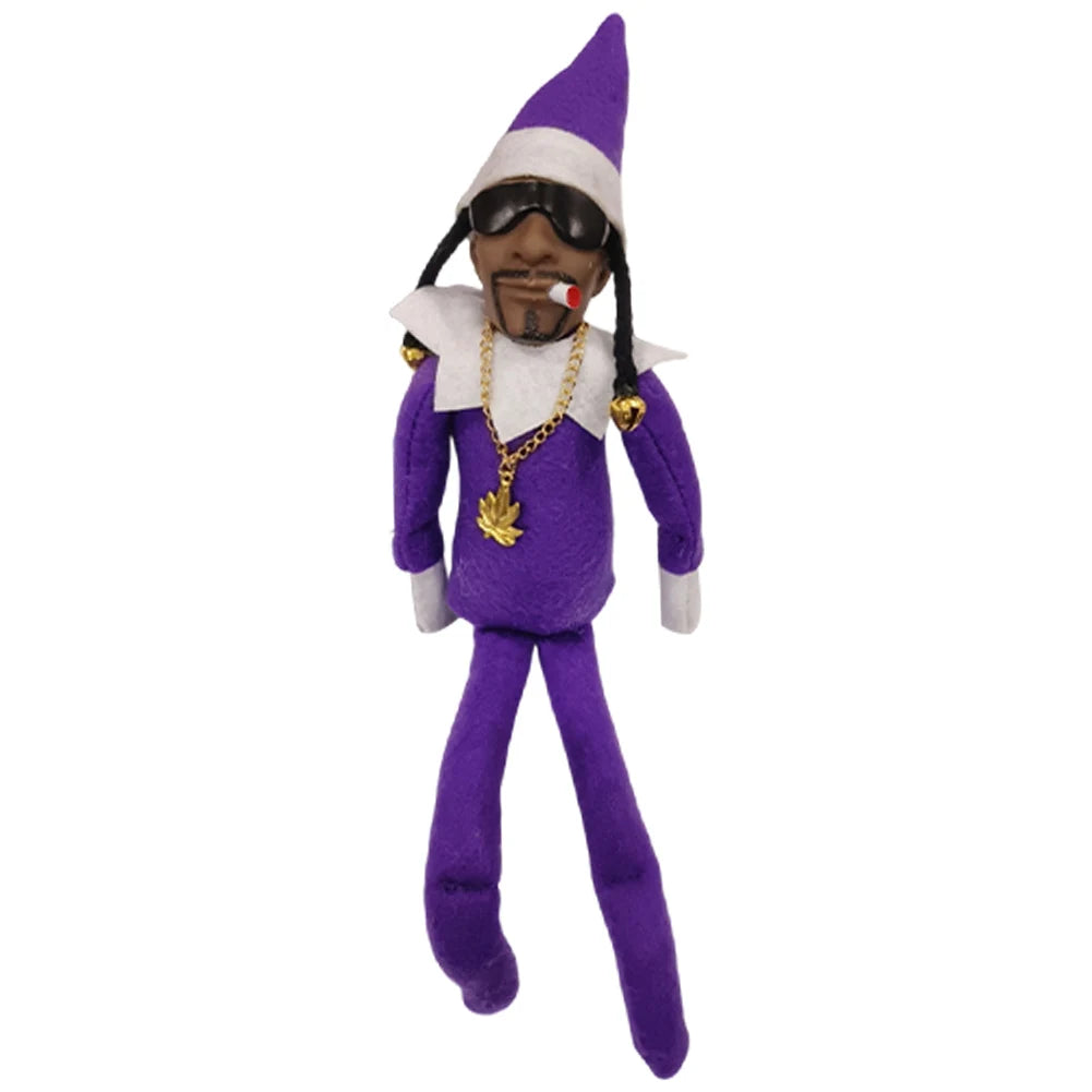 11.81 in Christmas Elf Doll Cute Elves Plush Toy Xmas Gift Holiday Cute Plush Shelf Toy Snoop on A Stoop 2023 Christmas Elf Doll