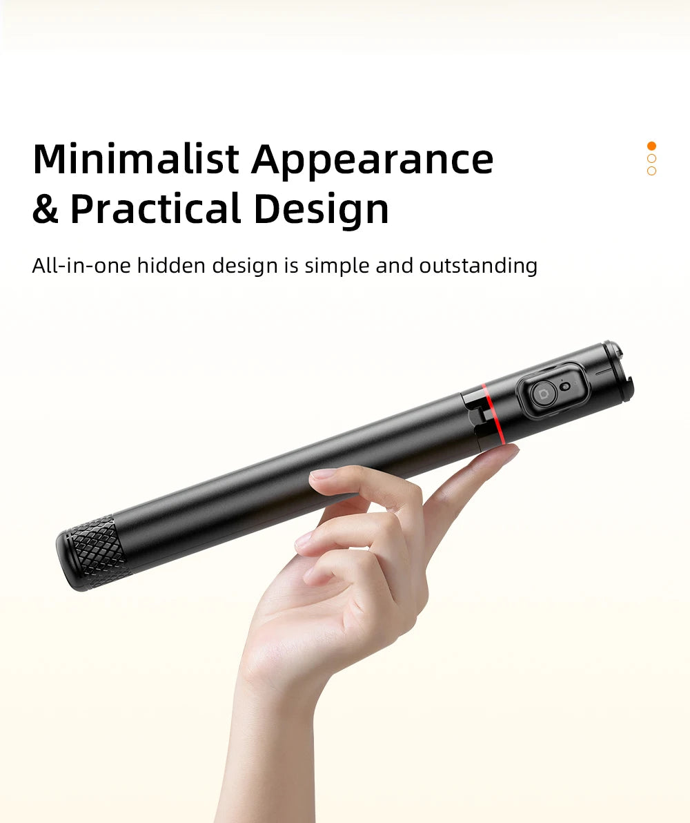 Selfie Stick with Wireless Bluetooth Remote, Portable 72 Inch Aluminum Alloy Selfie Stick Phone Tripod for iOS Android Cellphone