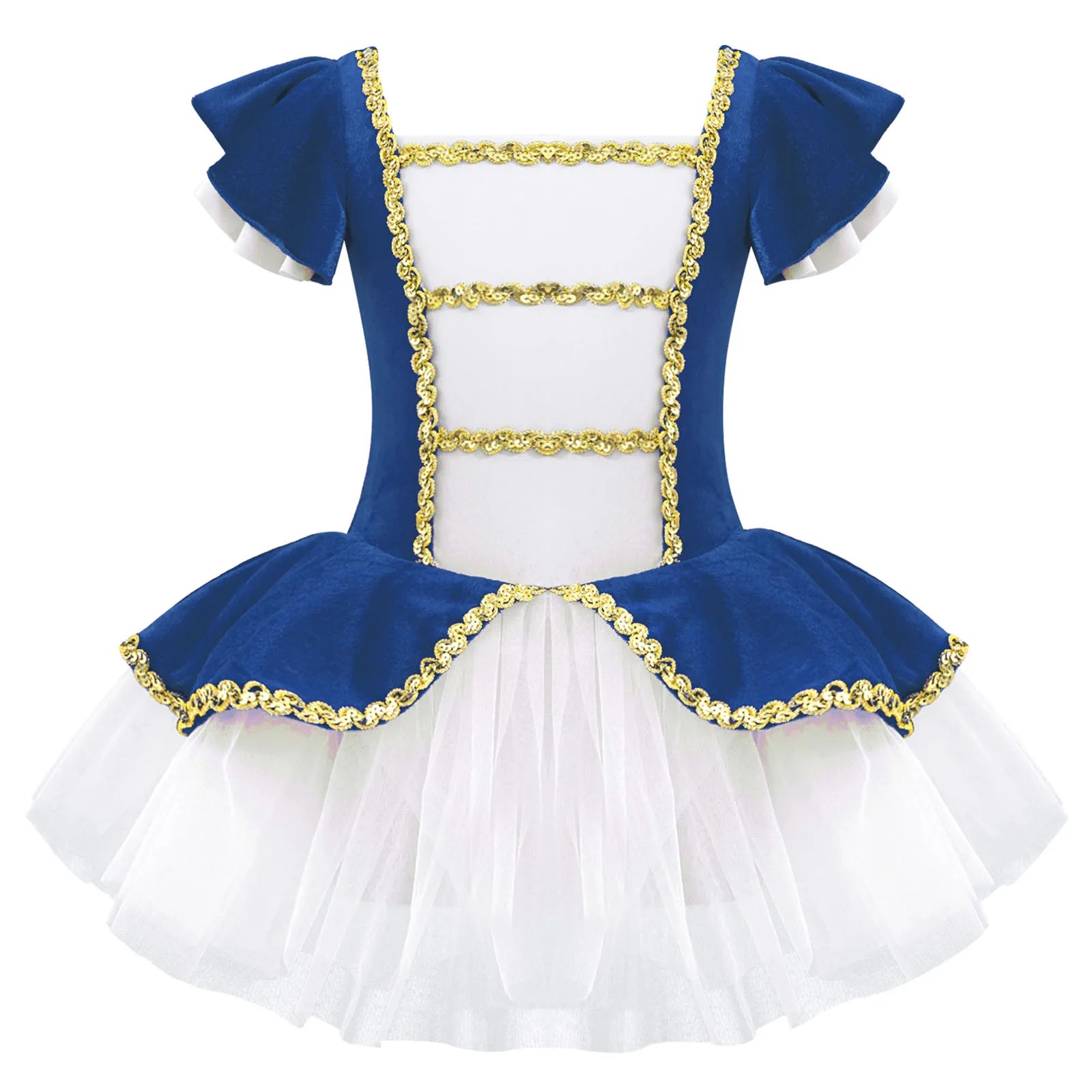 Kids Girls Children Dancer Ballet Dance Dress Gymnastic Leotard Tutu Princess Dress for Stage Performance Clothes Christmas Gift