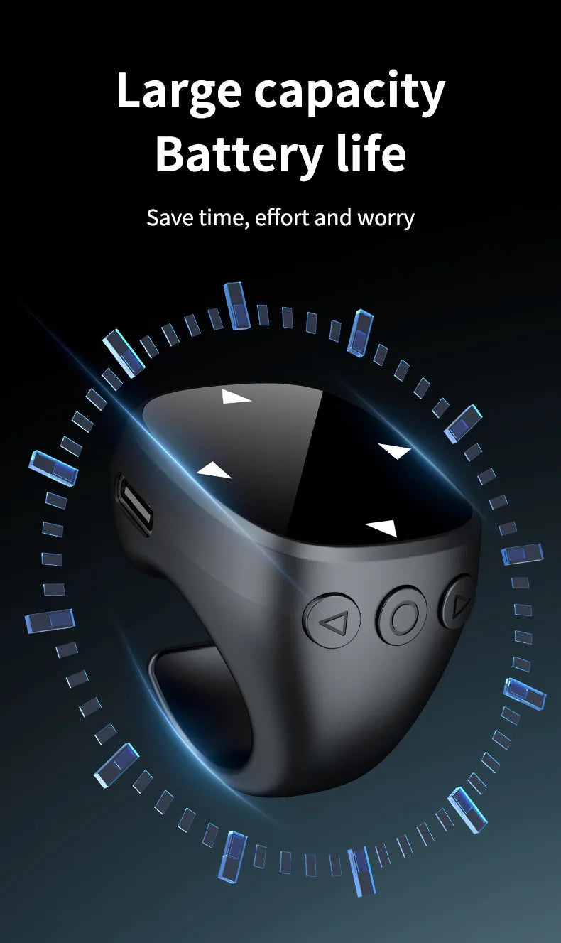 Remote Control Touch Screen Page Turner  for TikTok Bluetooth Camera Video Recording  for iPad iPhone Remote Scrolling Ring