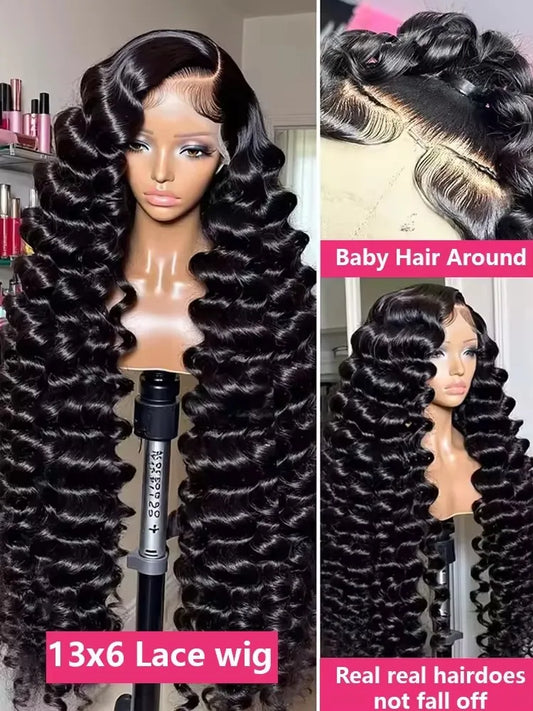 Premium 13x6 HD Lace Frontal Wig - 200 Density Brazilian Remy Human Hair Loose Wave Wig for Women
