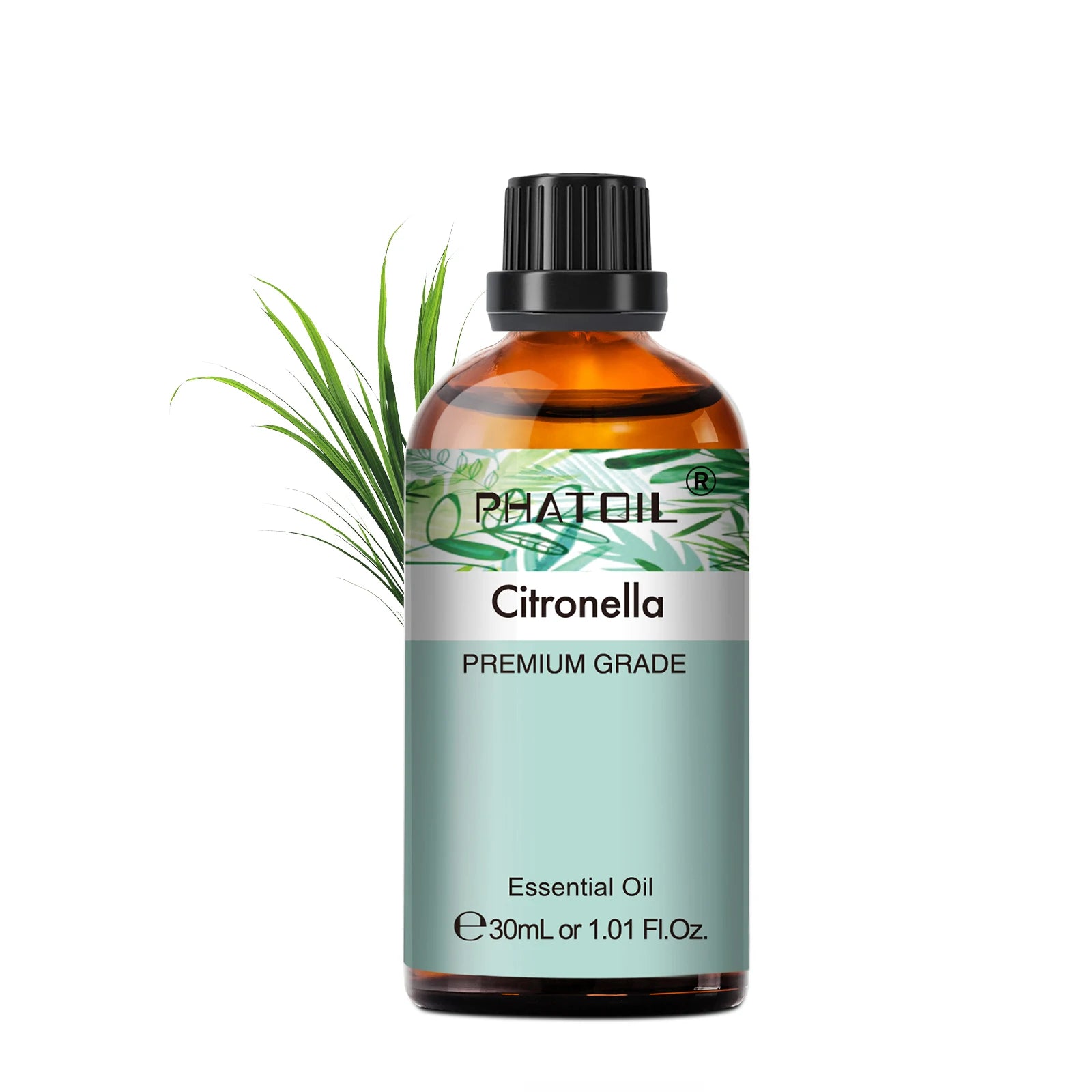 PHATOIL 30ml Lavender Lemon Eucalyptus Sandalwood Bergamot Aromatherapy Essential Oil For Diffuser,Candle Making,DIY Soap & Bomb