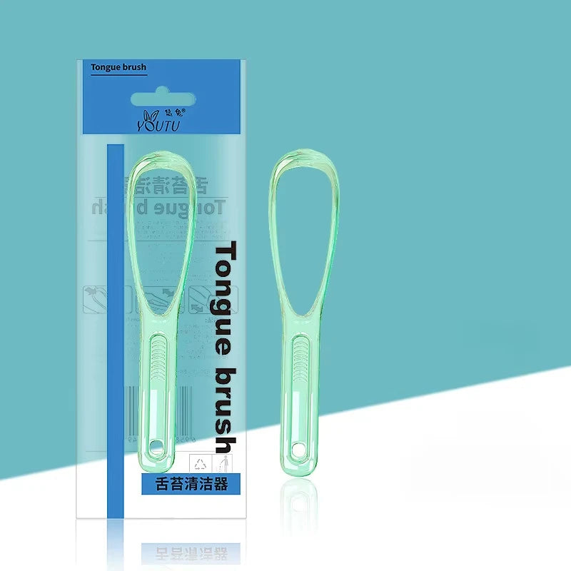 혀클리너 1pc Stainless Steel Tongue Scraper Cleaner Fresh Breath Cleaning Coated Tongue Toothbrush Oral Hygiene Care Tools