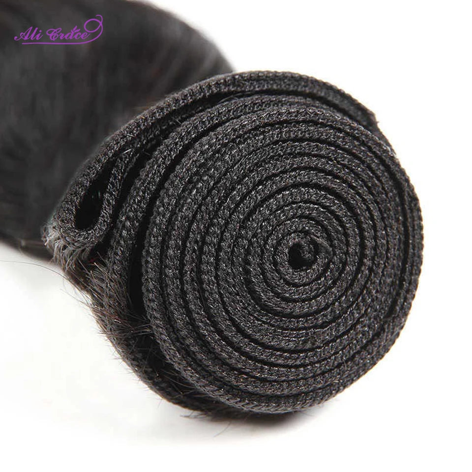 ALI GRACE Hair Peruvian Loose Wave Hair 1/3/4 PCS 100% Remy Hair Machine Double Weft Free Shipping Human Hair Bundles 10-28 inch